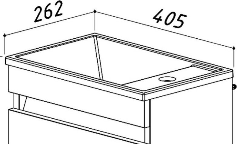 Умывальник Belux Чикаго 400 Умывальник Belux Чикаго 400
