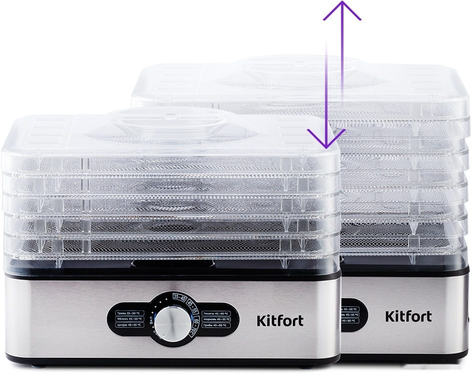 Сушилка для овощей и фруктов Kitfort KT-1913 Сушилка для овощей и фруктов Kitfort KT-1913
