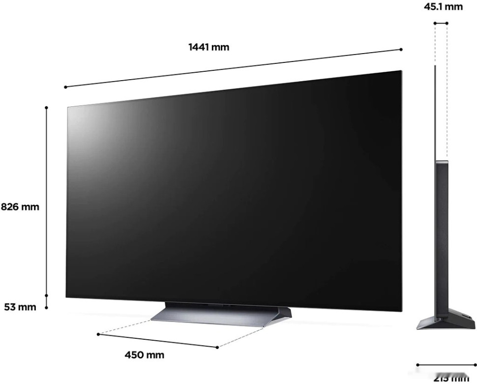 Телевизор LG C2 OLED65C24LA