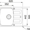 Кухонная мойка Franke Antea AZG 611-62 (миндаль)