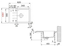 Кухонная мойка Franke Malta BSG 611-62 (серый камень)