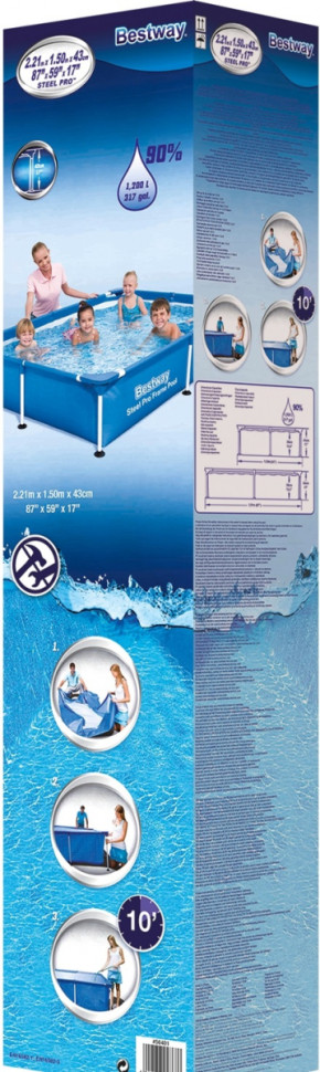 Бассейн Bestway 56401 (221х150х43) Бассейн Bestway 56401 (221х150х43)