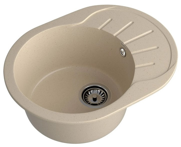 Кухонная мойка GranFest Rondo GF-R580L (кашемир) Кухонная мойка GranFest Rondo GF-R580L (кашемир)