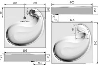 Умывальник Madera Buta 60