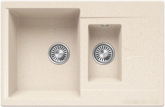 Кухонная мойка Polygran Brig 770 (кремовый)