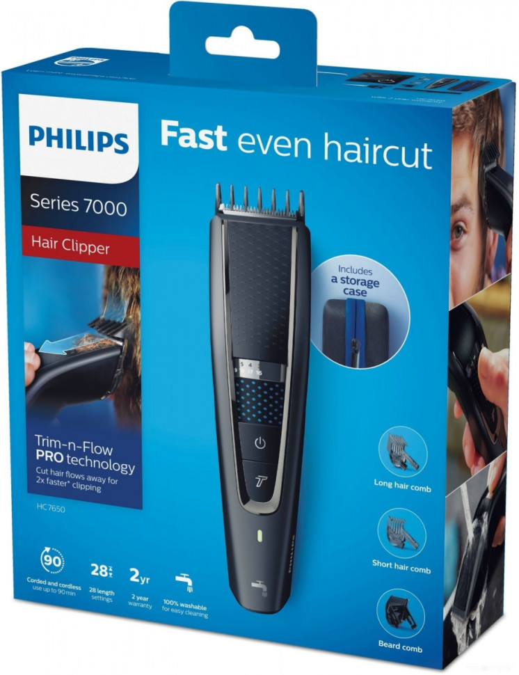 Машинка для стрижки волос Philips HC7650/15