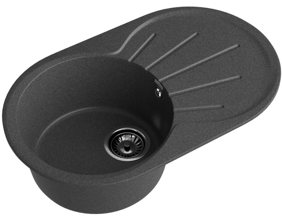 Кухонная мойка GranFest GF-R750L (графит) Кухонная мойка GranFest GF-R750L (графит)