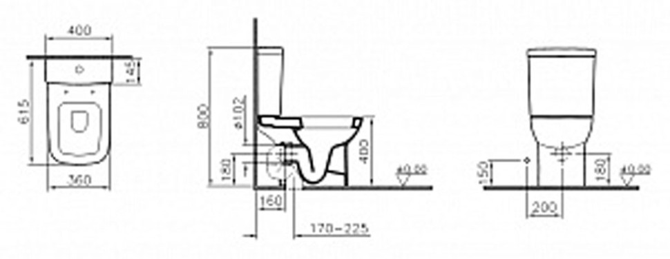 Унитаз Vitra S20 [9819B003-7202]