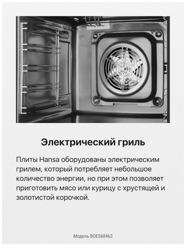 Духовой шкаф Hansa BOES68463 Духовой шкаф Hansa BOES68463