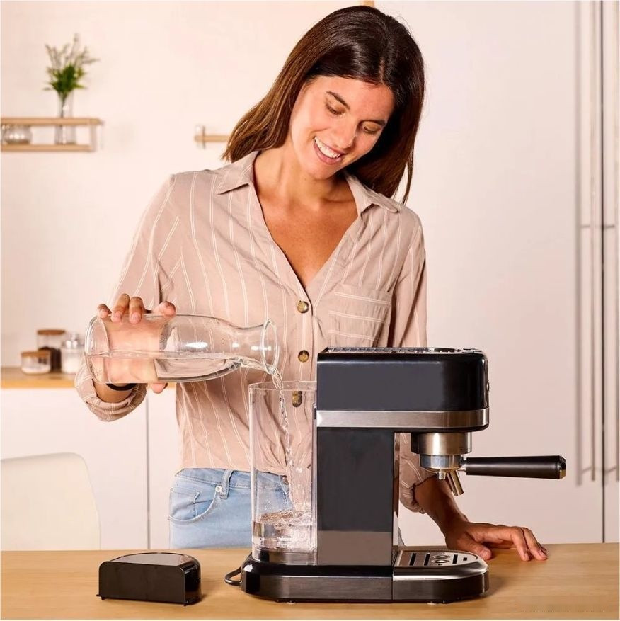 Рожковая помповая кофеварка Solac Taste Slim Black Рожковая помповая кофеварка Solac Taste Slim Black