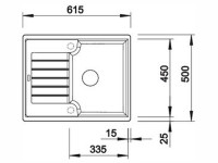 Кухонная мойка Blanco ZIA 40 S алюметаллик 516919