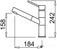 Смеситель Elleci Reno G68 Bianco Titano