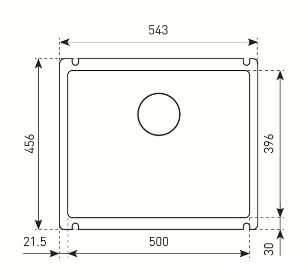 Кухонная мойка Zigmund & Shtain Integra 500 (Индийская ваниль) Кухонная мойка Zigmund & Shtain Integra 500 (Индийская ваниль)