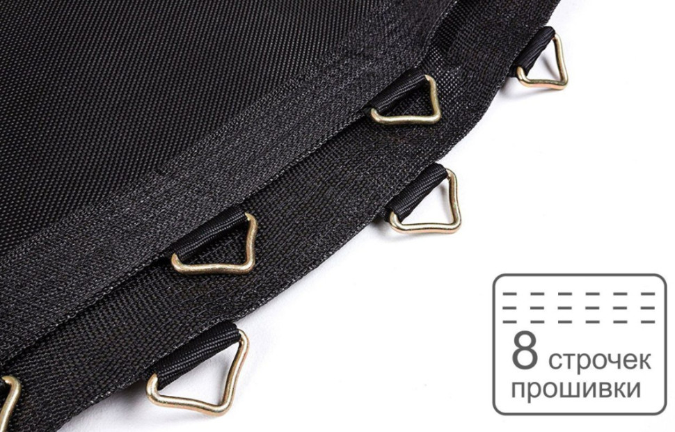 Батут Atlas Sport 252 см - 8ft Basic с внешней сеткой и лестницей Батут Atlas Sport 252 см - 8ft Basic с внешней сеткой и лестницей