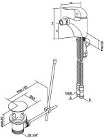 Смеситель Am.Pm Sense 5 F7583132 для биде
