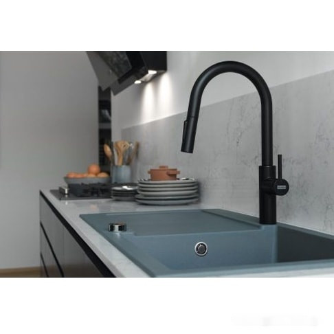 Смеситель Franke Pescara L Slide-In (черный матовый)