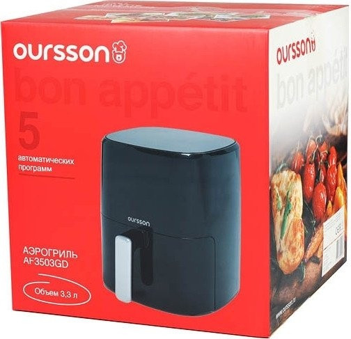 Аэрогриль Oursson AF3503GD/BL