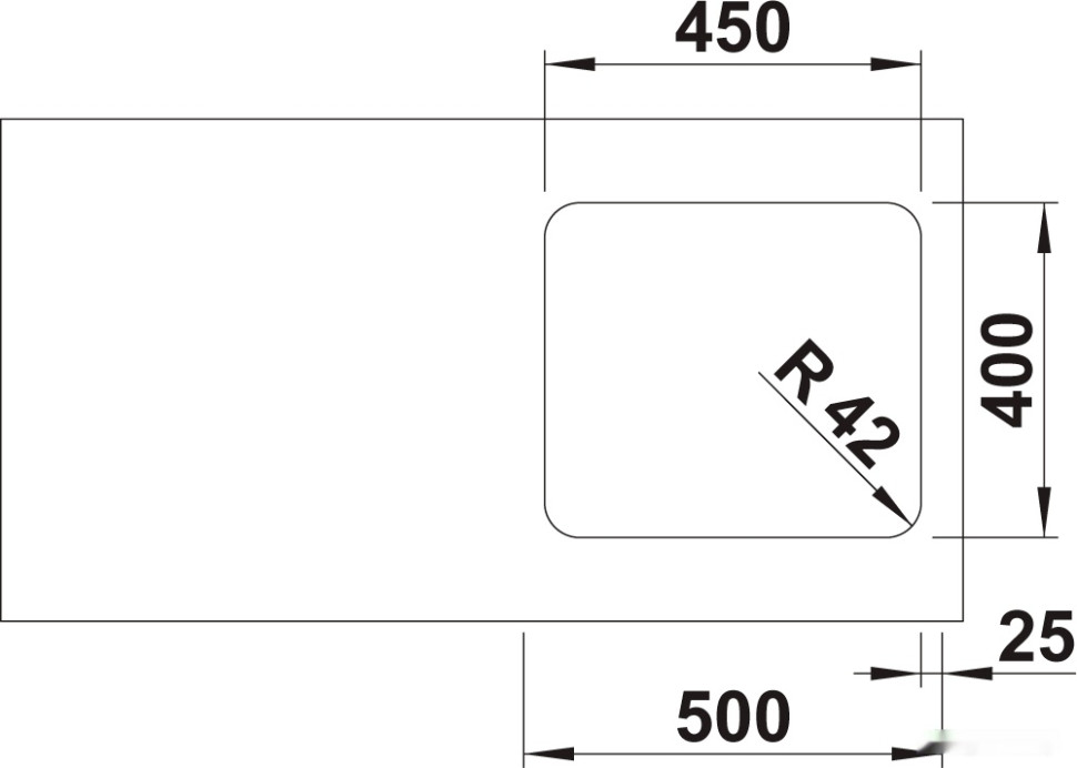 Кухонная мойка Blanco Solis 450-U 526120 (полированная) Кухонная мойка Blanco Solis 450-U 526120 (полированная)