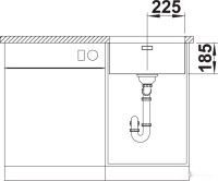 Кухонная мойка Blanco Solis 450-U 526120 (полированная)