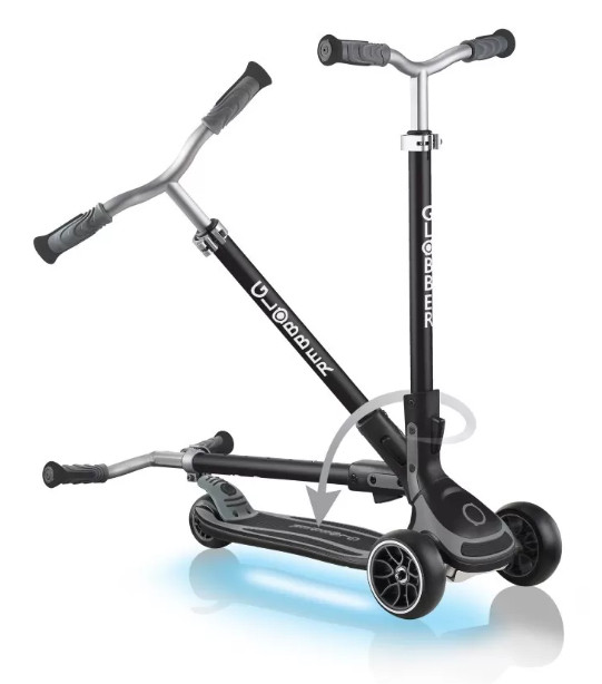 Самокат Globber Ultimum Lights серый (613-120) подсветка деки