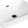 Умывальник Lauter 21441A + Cascade 21СК655BS с сифоном 21635B (черный матовый)