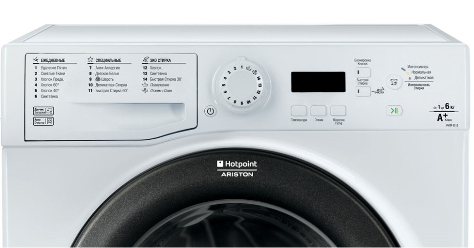 Стиральная машина Hotpoint-Ariston VMSF 6013 B Стиральная машина Hotpoint-Ariston VMSF 6013 B
