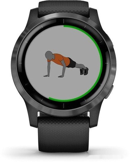 Умные часы Garmin Vivoactive 4 (черный/серый)