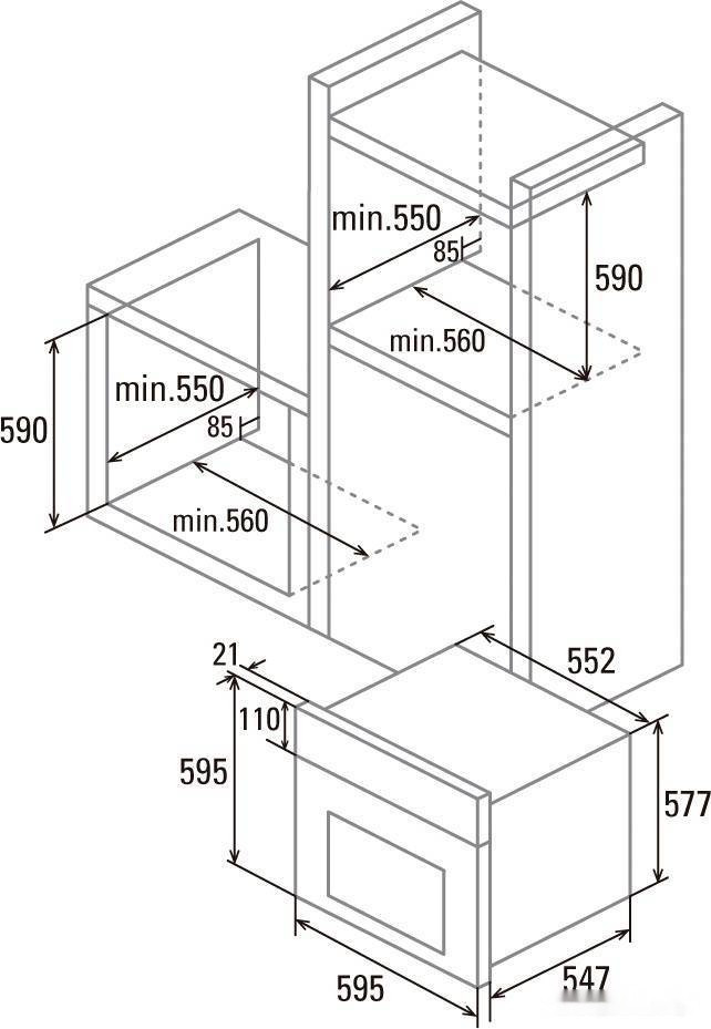Духовой шкаф CATA MT 8012 BK Духовой шкаф CATA MT 8012 BK