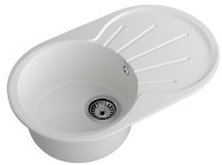 Кухонная мойка GranFest GF-R750L (иней)