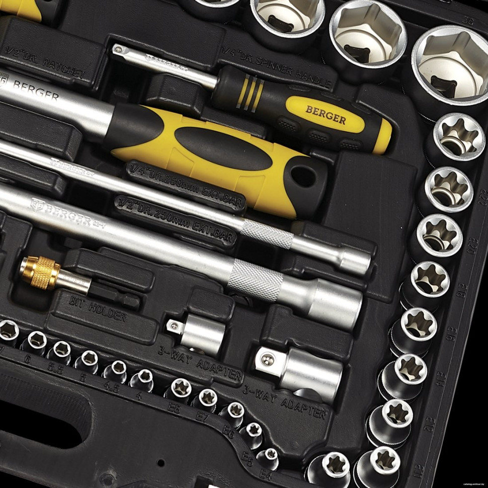 Универсальный набор инструментов Berger BG135-1214 (135 предметов) Универсальный набор инструментов Berger BG135-1214 (135 предметов)