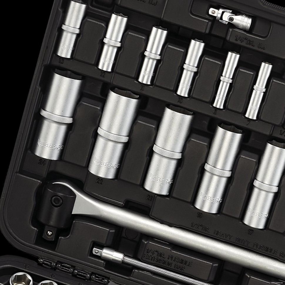 Универсальный набор инструментов Berger BG135-1214 (135 предметов) Универсальный набор инструментов Berger BG135-1214 (135 предметов)