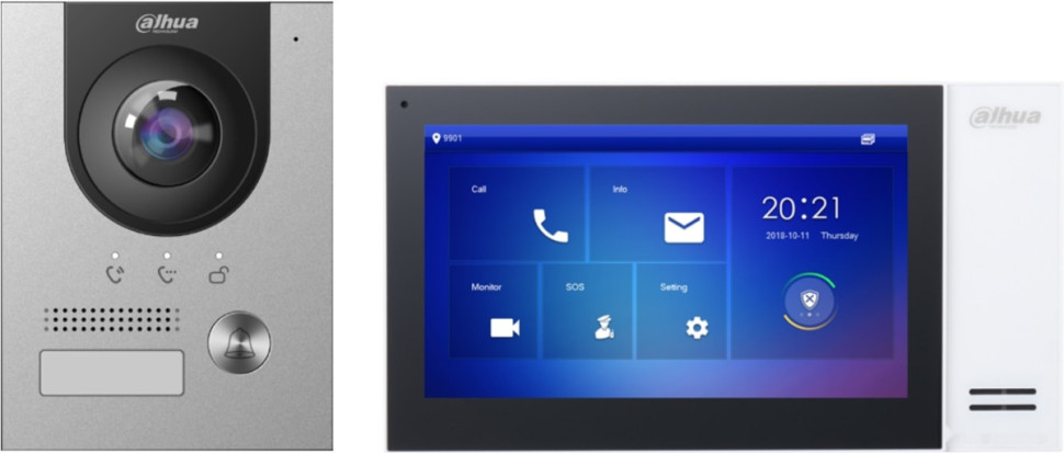 Видеодомофон Dahua DHI-KTP01(F)
