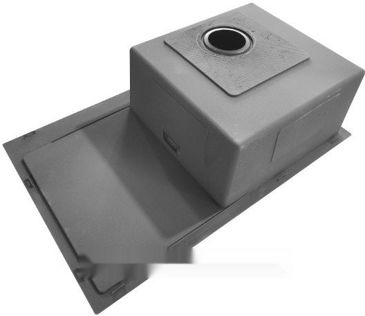 Кухонная мойка Stellar Decor S6550NB-L-D (нано черный)