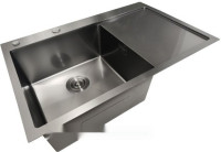 Кухонная мойка Stellar Decor S6550NB-L-D (нано черный)