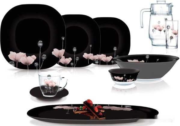 Столовый сервиз Luminarc Carina Angelique Rose V2711