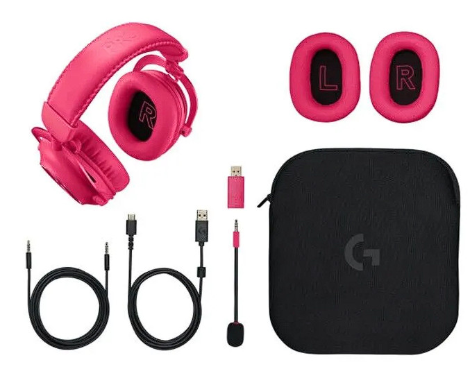 Наушники Logitech G Pro X 2 Lightspeed (розовый) Наушники Logitech G Pro X 2 Lightspeed (розовый)