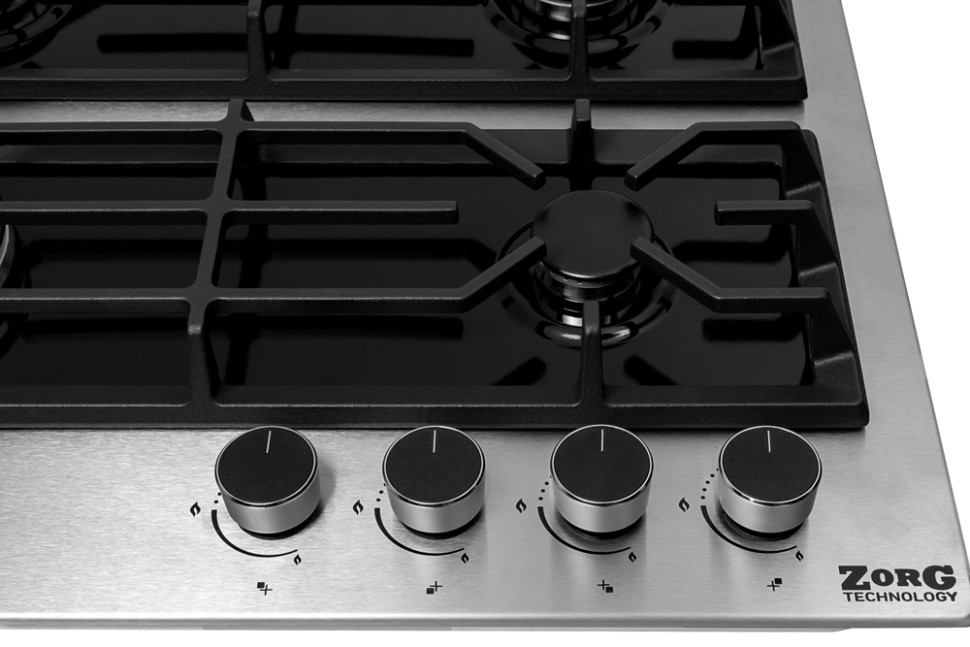 Варочная панель ZorG Technology NT 121 black EMY + inox Варочная панель ZorG Technology NT 121 black EMY + inox