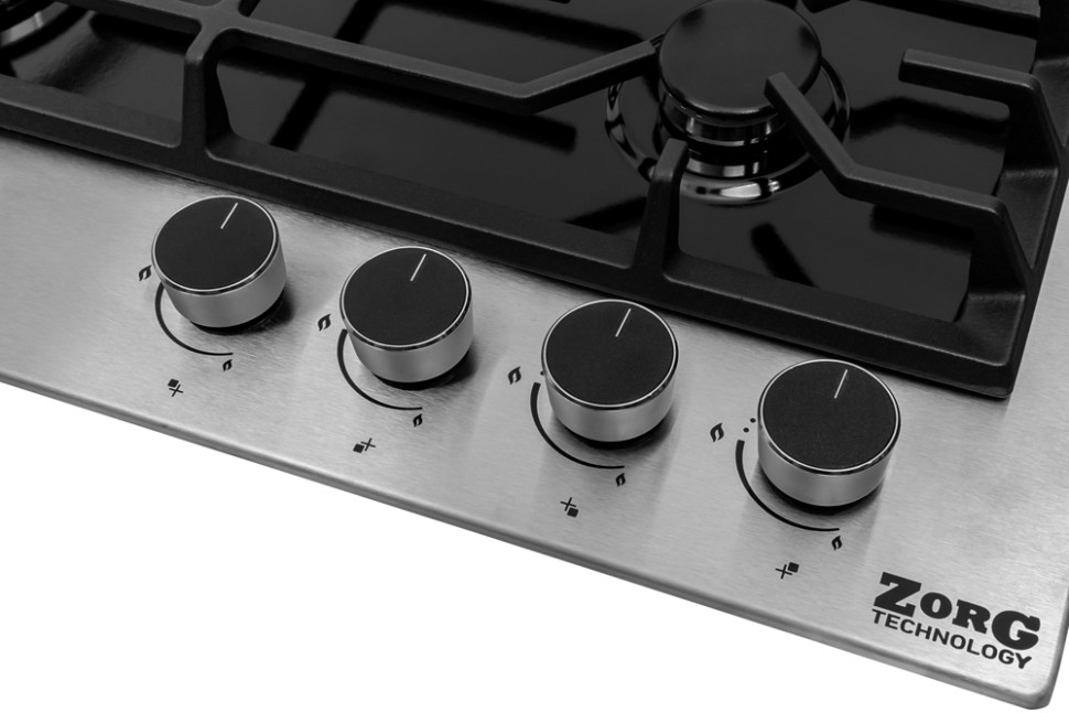Варочная панель ZorG Technology NT 121 black EMY + inox Варочная панель ZorG Technology NT 121 black EMY + inox