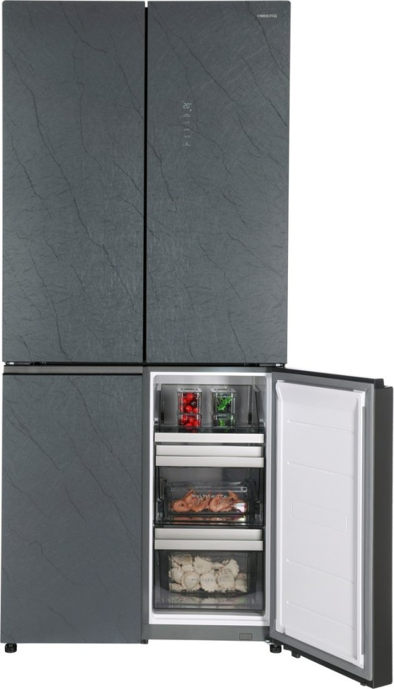 Четырёхдверный холодильник HIBERG RFQ 610G GS Inverter
