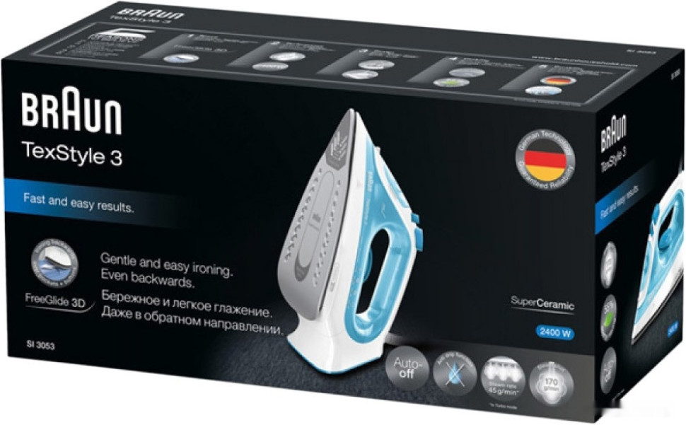 Утюг Braun Texstyle 3 SI3053 BL Утюг Braun Texstyle 3 SI3053 BL