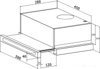 Вытяжка Korting KHP 5637 GNX