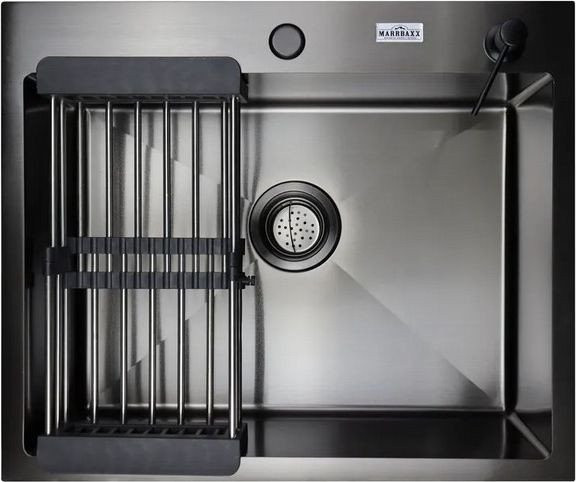 Кухонная мойка Marrbaxx B6050-R (графит) Кухонная мойка Marrbaxx B6050-R (графит)
