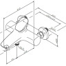 Смеситель Am.Pm Spirit V2.0 F70A10000 для ванны с душем