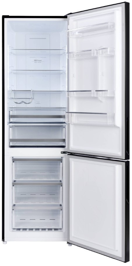 Холодильник с морозильником Korting KNFC 62370 N
