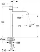 Смеситель Omnires Y Y1212 CR