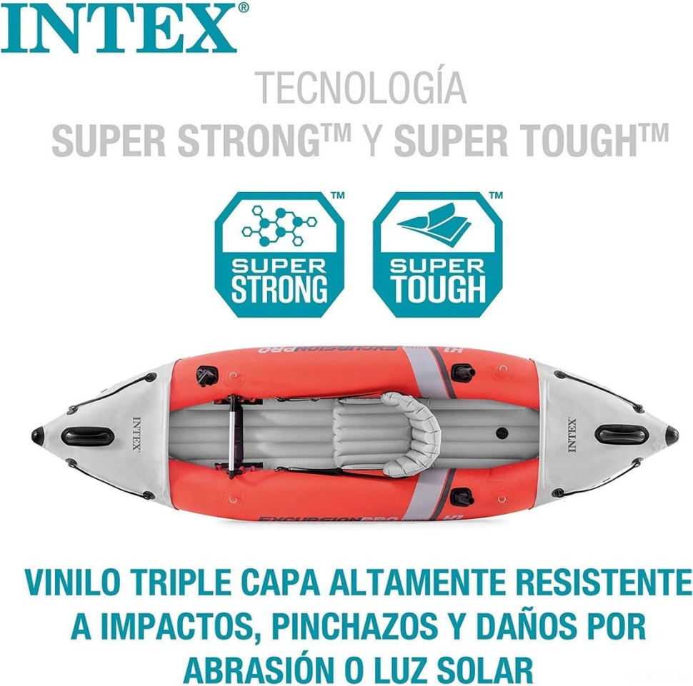 Надувная лодка INTEX Excursion Pro K1 Kayak Надувная лодка INTEX Excursion Pro K1 Kayak