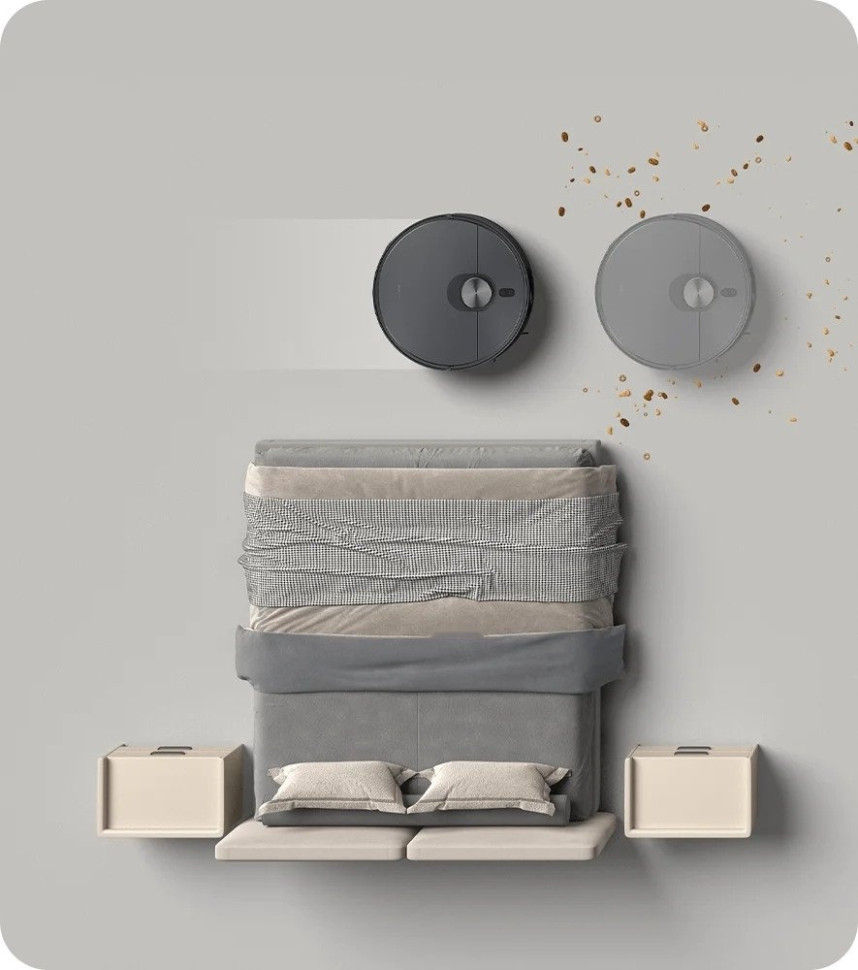 Робот-пылесос Xiaomi Robot Vacuum X20 Max D109GL (евровилка, черный) Робот-пылесос Xiaomi Robot Vacuum X20 Max D109GL (евровилка, черный)