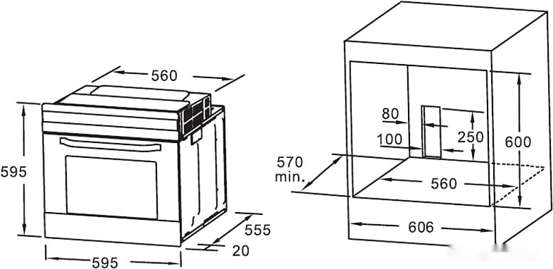 Духовой шкаф Monsher MOE 6183 W Духовой шкаф Monsher MOE 6183 W