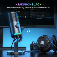 Проводной микрофон Maono DM30 (черный)