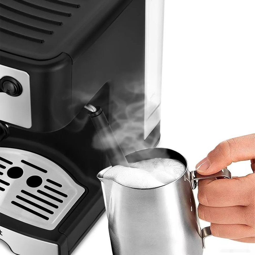 Рожковая кофеварка Kitfort KT-7195 Рожковая кофеварка Kitfort KT-7195